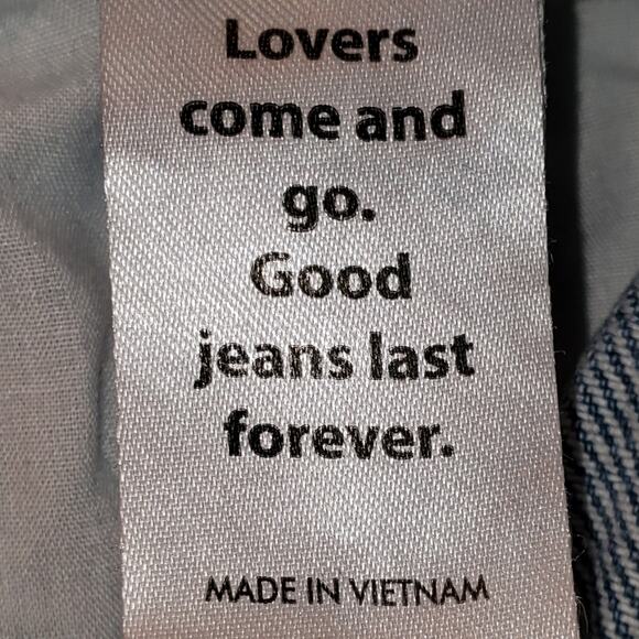 Pacsun Light Wash 90's Boyfriend Straight Frayed Distressed Ripped Jeans 24 - Picture 8 of 10